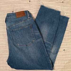 Madewell High Rise Slim Crop Boyfriend